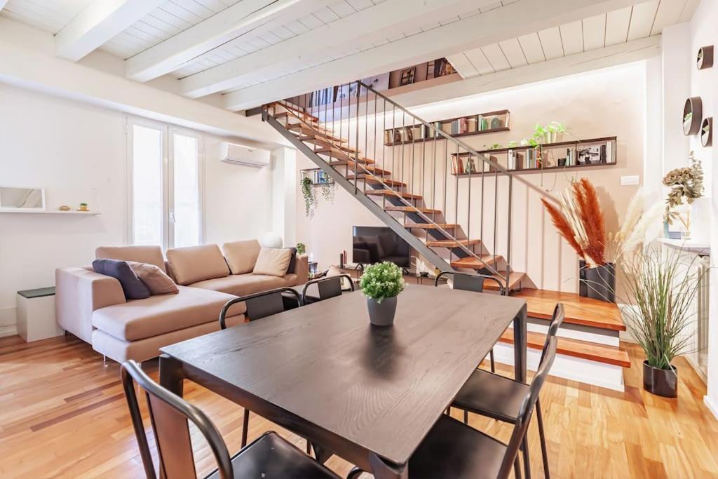 Elegante Loft Su 2 Piani A 5 Minuti Da San Siro Apartment Milano Exterior foto